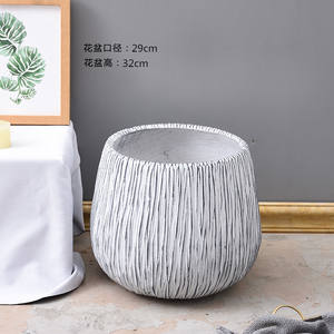 <span class=keywords><strong>Moderne</strong></span> En Fiber De Verre Planteur En Relief Feuille Forme Arbre Pot Intérieur En Plein Air Fiber De Pots De Fleurs En Gros - Product Image 6