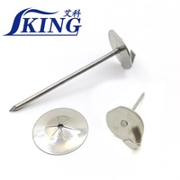 Ancrages de fixation IKING pour isolation en laine minérale et fibre de verre, compatibilité universelle