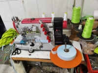 Machine à coudre industrielle BT-858D-02 à grande vitesse, à plat, à point interlock, pour la couture de rubans