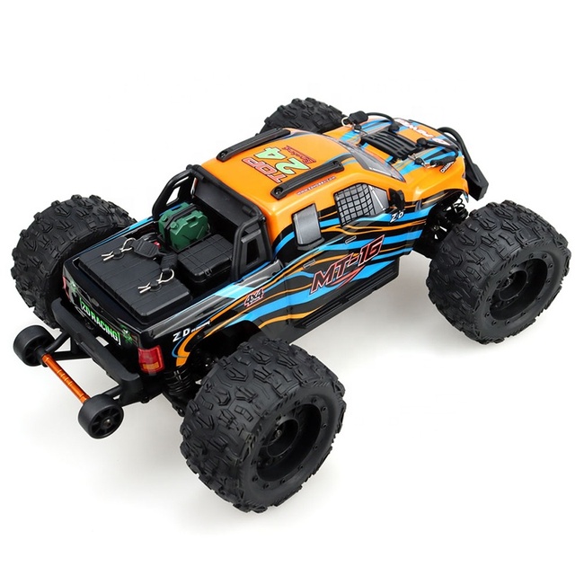 High Speed 80km/h ZD Racing MT16 RC Truck 4WD Brushless 3S with Aluminum Chassis LED Light Full Proportional Vehicles Model RTR