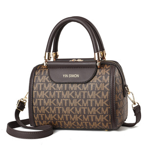<span class=keywords><strong>2025</strong></span> của phụ nữ cao cấp giản dị PU Zip túi xách Boston Phong Cách Crossbody Vai Túi với công suất lớn thời trang mới - Product Image 5