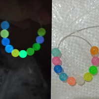 Perles acryliques lumineuses multicolores de 6 mm, 8 mm, 10 mm pour montages de pêche en eau douce et en eau salée – Vente en gros