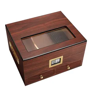 Hot bán gỗ Humidor hộp xì gà với ngăn kéo