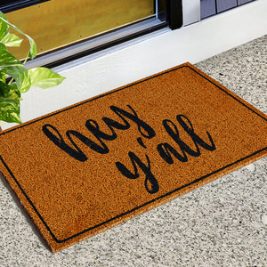 High Quality Coconut Fiber Carpet Anti slip PVC Coil <strong>Mat</strong> Coconut Palm Welcome Plain <strong>Coir</strong> Door <strong>Mats</strong> - Product Image 5