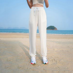 Pantalones para correr de ajuste relajado que incluyen estiramiento de secado rápido y diseño de tela refrescante para sesiones deportivas de fitness - Product Image 4