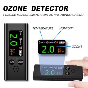 เครื่องตรวจจับโอโซนแบบพกพา O3 รุ่นใหม่ ปี 2026 ชาร์จผ่านพอร์ต Type-C สำหรับการทดสอบสภาพแวดล้อมภายในอาคาร เครื่องวิเคราะห์ก๊าซ - Product Image 2