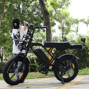 VOMO X80 Pro 48V Vélo de montagne électrique à moteur sans balais haute puissance avec double suspension, longue autonomie, éclairage LED - Product Image 4