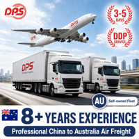 Transporte Aéreo Económico DDP, Logística Puerta a Puerta de China a Australia, Agente DDP Aire+Camión en China, Soporte 24/7