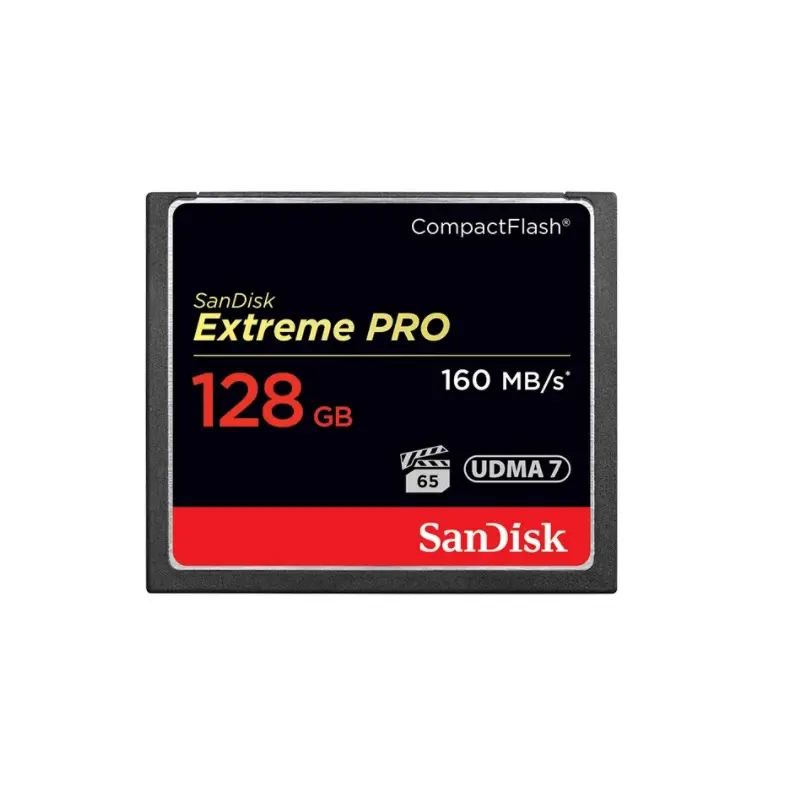 Sandisk Extreme Pro CF Card 128GB Compactflash Memory Card Up to 160MB/s Read Speed for Digital Cameras/DSLR Camera
