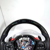 Volant en fibre de carbone LCI pour G01 G02 G05 G06 G09 G11 G12 G15 G20 G22 G28 G29 G30 G80 G82 F40 F90 Accessoires de voiture