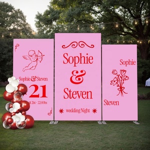 Cá Nhân Hình Chữ Nhật Căng Thẳng Vải Backdrop Tường Set Gối Trường Hợp Thẳng Phông Nền Hiển Thị Wedding Party Triển Lãm - Product Image 2