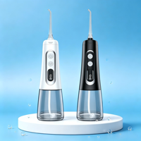 Hydropulseur Dentaire Professionnel Sans Fil Rechargeable pour Nettoyage des Dents, Rinçage Buccal, Super Pulvérisation, 4 Têtes de Pulvérisation, Étanche IPX7