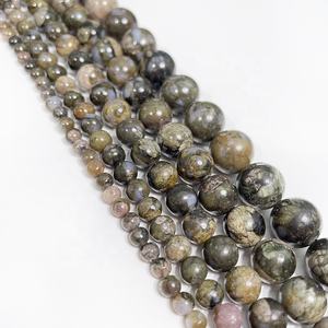 Perles de pierres précieuses en vrac en <span class=keywords><strong>glaucophane</strong></span> opale bleu naturel en gros, 15,5 pouces en brin - Product Image 2