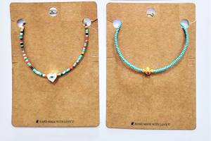 Collar con colgante de cuentas de semillas Multicolor hecho a mano para mujer, accesorio de joyería de moda étnica con perla para fiesta, último diseño - Product Image 2