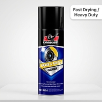 LAMBOSS Nettoyant Freins Professionnel en Spray 450ml Dégraissant à Séchage Rapide pour Pièces du Système de Freinage Automobile