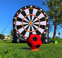 Zhenmei PVC gonflable Football fléchette géant gonflable jeu de fléchettes Football football coup de pied jeu de cible