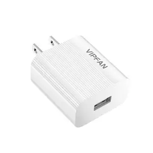 VIPFAN pengisi daya dinding adaptor USB kustom tanpa kabel untuk pengisian daya Cepat