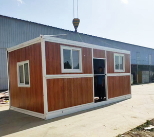 <span class=keywords><strong>Casa</strong></span> Contenedor Prefabricada de 20 pies, Precio de Mayoreo Directo de Fábrica, Diseño Sueco Modular para Uso de Oficina, Panel Sándwich - Product Image 4