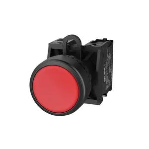 Alpinintech Lxg-22红色绿色压力开关22毫米1No照明瞬时Led按钮开关Led