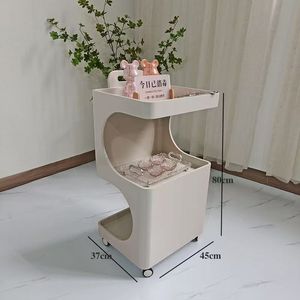 Chariot de Salon de Beauté Moderne de Luxe Léger et Tendance, Chariot à Outils de Forme Spéciale pour la Vente en Gros - Product Image 3