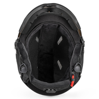 Casque de ski avec lunettes UV, coque en ABS légère et résistante aux chocs, chaud et confortable, pour snowboard et sports d'hiver