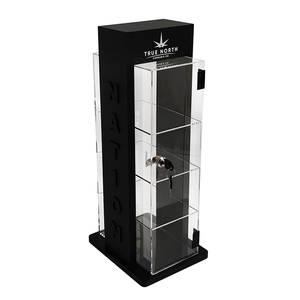 Moderne Vitrine Acryl vitrine mit Schloss-Rechteckige Verriegelung Vitrine aus klarem Acryl - Product Image 1