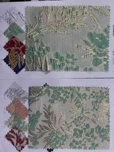 Brokaat Stof Jacquard 100% Polyester Geborduurd Kledingstuk Voor Meisjes - Product Image 3