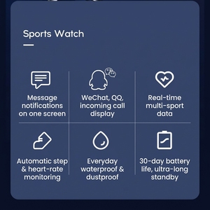 Wearable <strong>Devices</strong> <strong>Smart</strong> Watch Android IP67 Heart Rate Blood Pressure Oxygen Sleep Monitoring TFT Screen <strong>Display</strong> 5-10 Days Battery - Product Image 4