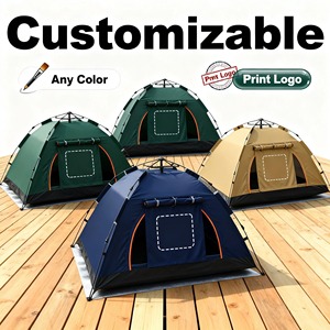 Carpa de Camping Automática Plegable Ultraligera para Exteriores, Impermeable, de Fibra de Vidrio Oxford, Personalizable con Logotipo Impreso - Product Image 3