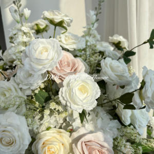 Hot Selling Moderne Elegante Bruiloft Bloem Decoratie Wit Luxe Simulatie Bloembal Aangepaste Tafel Middenstuk - Product Image 6