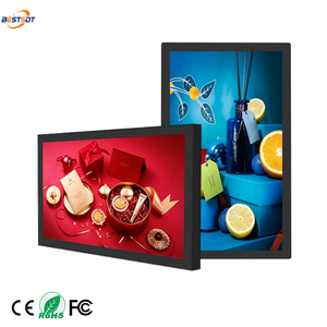 Señalización Digital para Exteriores IP65, Pantalla LCD Resistente a la Intemperie con Laminación Completa, Animación Publicitaria, Señalización para Tiendas, Montaje en Pared - Product Image 1