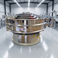 Industrielle Mehlsiebmaschine aus Edelstahl für Mehlwerke, Rotierendes Vibrationssieb mit CE-Zertifizierung
