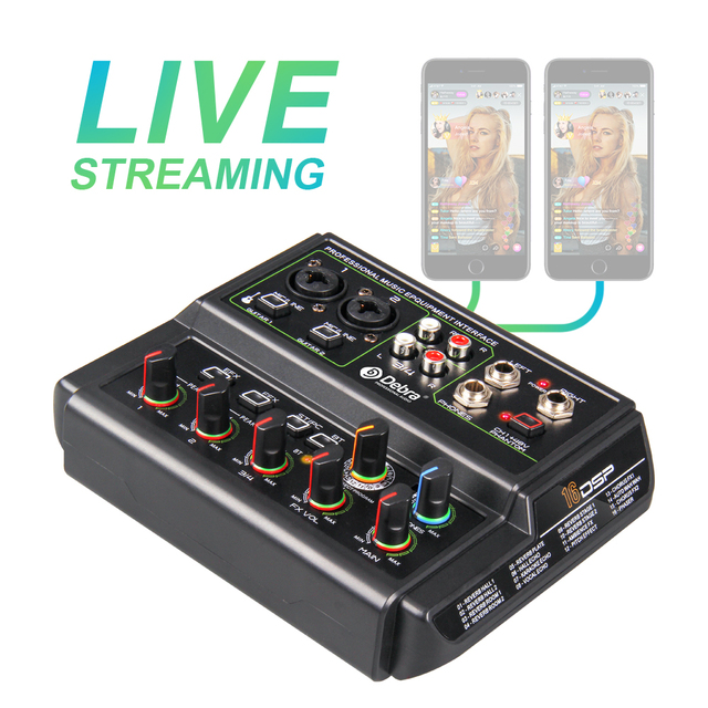 Debra Professional Audio Recording for Scarlett 3G Sound Card Mixer PC Black Plastic Wired Audio Interface CE Certified