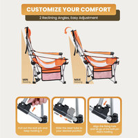 Bestex Chaise de camping ultralégère personnalisée en aluminium de haute qualité Chaise de plage portable jaune pliante fabricants en gros en vrac