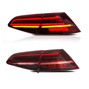 Paar Auto Achterlicht Montage Voor Vw Golf 7 2016-Up Led Brake Signal Light Tuning Onderdelen Auto achter Lamp Systeem