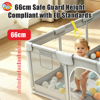 Parc de jeu pour bébé grande taille en gros d'usine, parc de jeu multifonctionnel sécurisé, nouveau design, enclos de jeu à assembler pour bébé