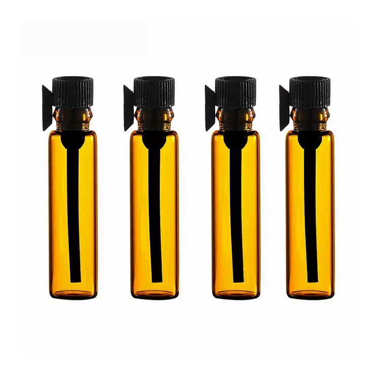 Wholesale 1ml 2ml 3ml Mini Perfume Glass Bottle,3ml glass test vials tube for perfume,essential oil sample container