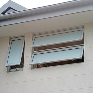 หน้าต่างกระจกอลูมิเนียมสำหรับห้องน้ำ สีขาว ขนาดเล็ก กันเสียง กระจกลามิเนต 8 มม. - Product Image 4