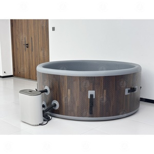 Jacuzzi Inflable Comercial para Interiores con Cubierta Aislante, Portátil, con Burbujas de <span class=keywords><strong>Masaje</strong></span> - Product Image 5