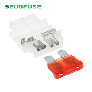 Лидер продаж, прозрачный автомобильный стандартный держатель предохранителя T-типа для автомобильного лодочного грузовика ATC/ATO Blade предохранитель ATC держатель предохранителя с клеммами - Product Image 3