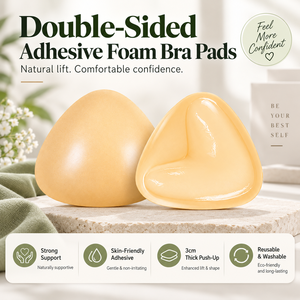 Coussinets adhésifs pour soutien-gorge couleur personnalisée, 3 cm d'épaisseur, inserts en mousse <span class=keywords><strong>push</strong></span>-<span class=keywords><strong>up</strong></span>, double face adhésive, réutilisables, vente en gros - Product Image 4