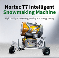 Machine à neige d'hiver pour station de ski, canon à neige silencieux, générateur de neige extérieur à économie d'énergie, pour parcs et villages de neige