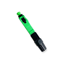 Conector de fibra óptica FTTH rápido de 55mm y 60mm, precio barato, conector rápido de Venta caliente para protocolos SC/APC/SM/
