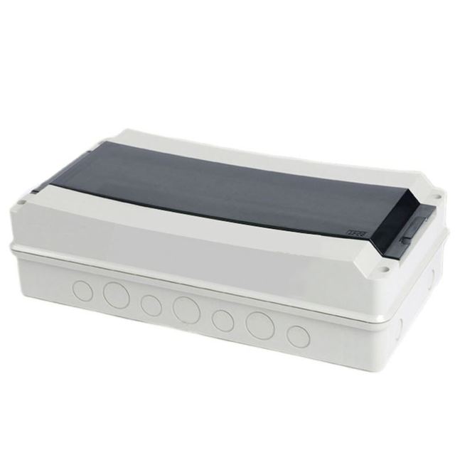 Saipwell Waterproof Dustproof Light Grey PC+ABS CE Certified Household Distribution Box 370*195*105mm SHK-18 18 Way Breakers