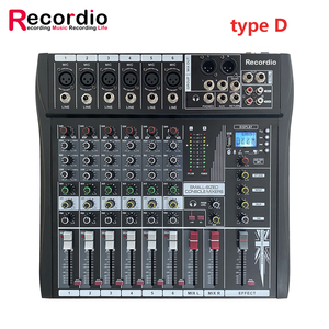 6 canali Mixer Audio Karaoke Mixer Audio console di missaggio Audio USB DJ Sound Mixer prezzi bassi - Product Image 2