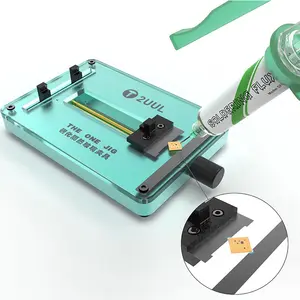 2uul với Tempered Glass một Jig lịch thi đấu cho PCB Bo mạch chủ chủ điện thoại IC NAND CPU sửa chữa ngăn chặn thiệt hại kẹp