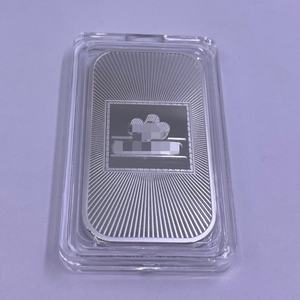 Barras de <span class=keywords><strong>Plata</strong></span> Rectangulares de 1 Onza, Monedas de Cobre Plateadas, Colección de Metalurgia, 2026 - Product Image 5