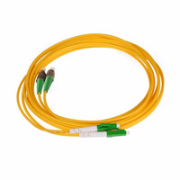 Câble de branchement FTTH à fibre optique monomode 2-24 cœurs avec connecteurs SC/LC/FC/ST, compatible POE/IP, gaine LSXH
