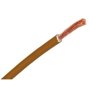 Rollo de 100m de hilo de línea flexible marrón de 6mm, ideal para manualidades, trabajos de jardinería y proyectos de bricolaje. - Product Image 1