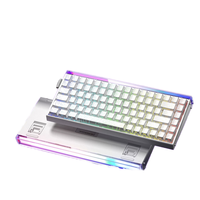 Clavier de jeu mécanique filaire AULA HERO84 avec axe magnétique, RGB, plastique, Type-C, programmable, haute performance, RT0.01